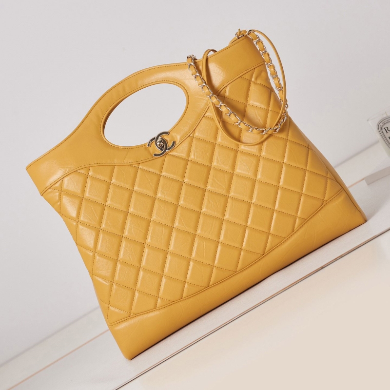 Ch*el top handle bags